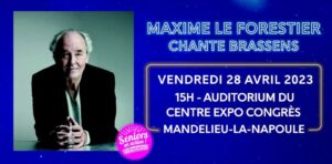 concert maxime le forestier chante brassens