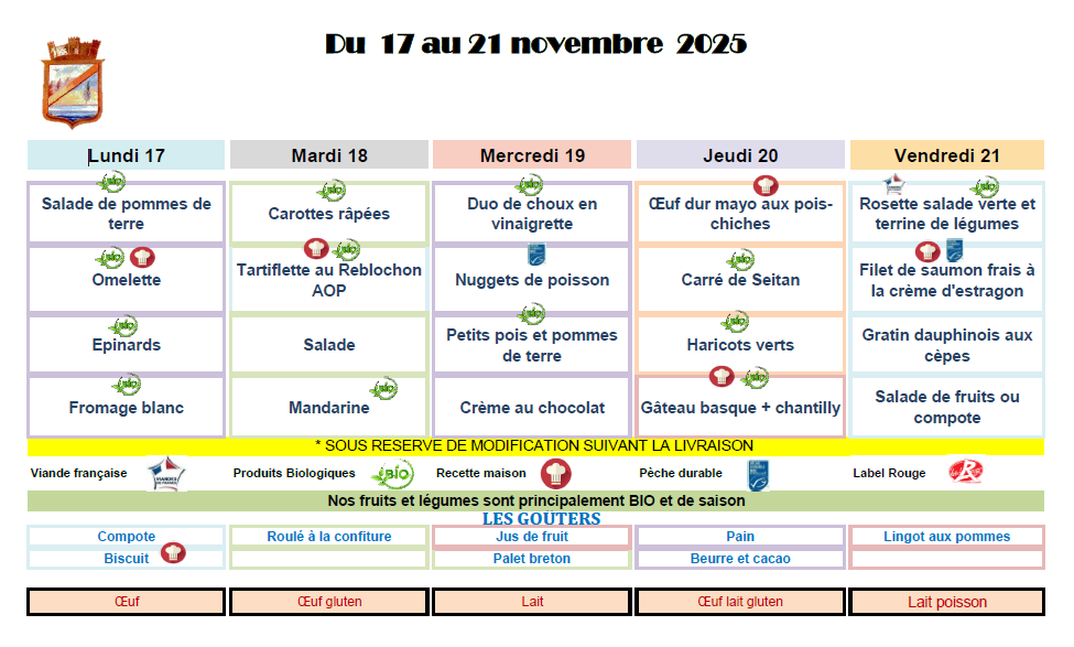 2025 11 17 Menus Ecoles