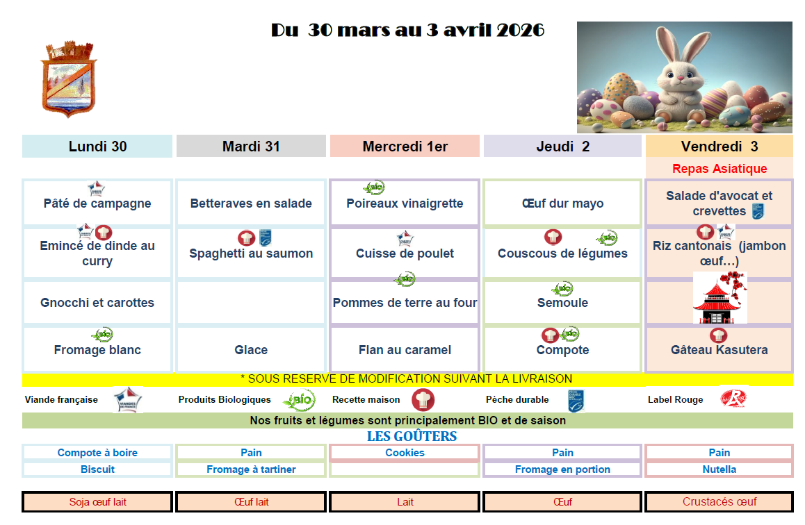 2026 03 30 Menus Ecoles