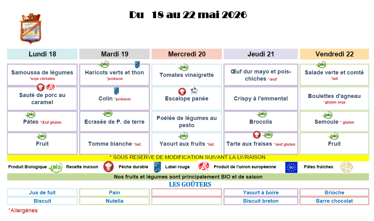2026 05 18 Menus Ecoles